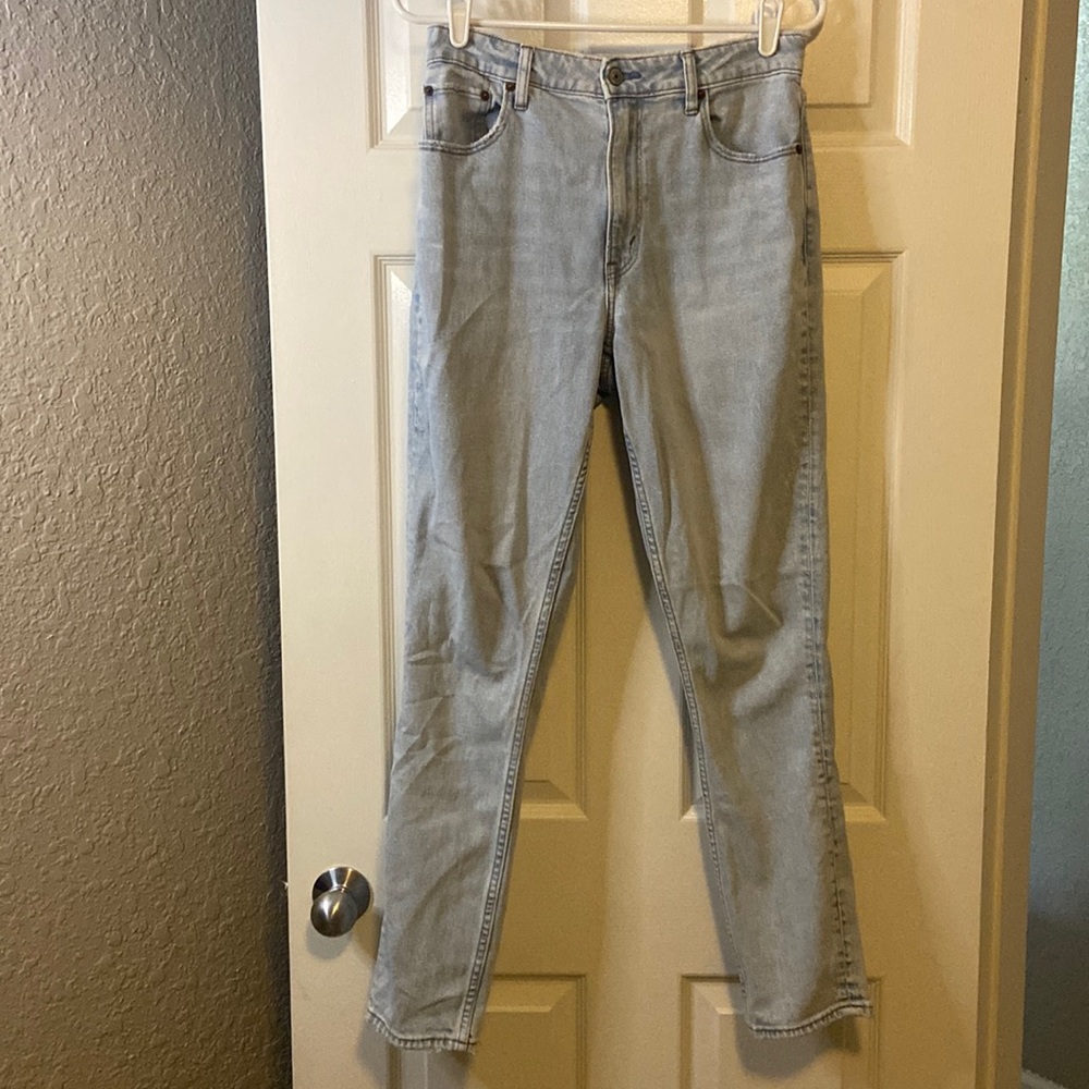 Abercrombie & Fitch Curve love light wash skinny Jean